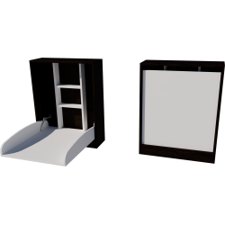 Falra szerelhető pelenkázó 66x83x84 méretben. Wenge-fehér színben Falra szerelhető pelenkázó 66x83x84 méretben. Wenge-fehér színben