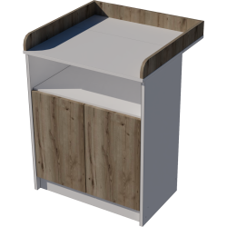 Zsófi pelenkázó 70x40x85-ös méretben. Fehér-gesztenye színben Zsófi pelenkázó 70x40x85-ös méretben. Fehér-gesztenye színben