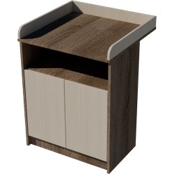 Zsófi pelenkázó 70x40x85-ös méretben. Sötét sonoma-nyír színben Zsófi pelenkázó 70x40x85-ös méretben. Sötét sonoma-nyír színben