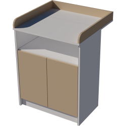 Zsófi pelenkázó 70x40x85-ös méretben. Fehér-cappuccino színben Zsófi pelenkázó 70x40x85-ös méretben. Fehér-cappuccino színben