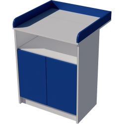 Zsófi pelenkázó 70x40x85-ös méretben. Fehér-kék színben Zsófi pelenkázó 70x40x85-ös méretben. Fehér-kék színben