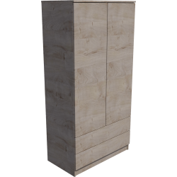 Soma 2 ajtós szekrény Ezüsttölgy színben